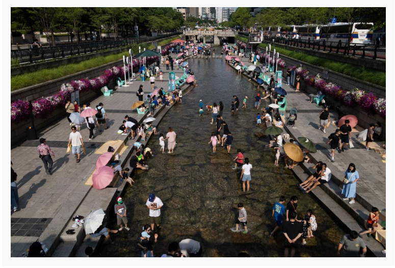 韩国热浪持续 刷新多项高温纪录